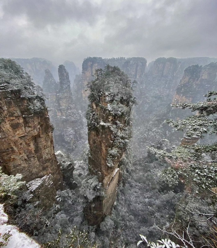 Scenic view from the top 