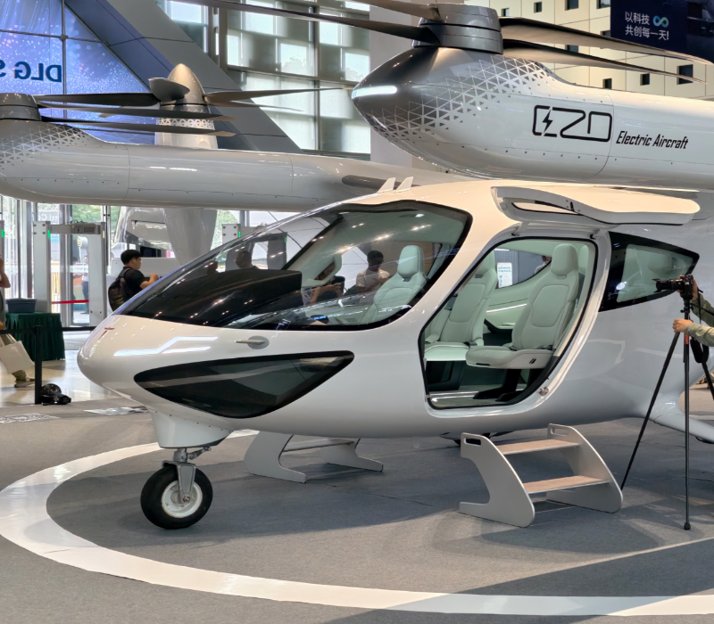 Helicopter at the expo