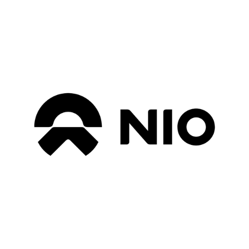 Logo of NIO, a major Chinese electric vehicle manufacturer